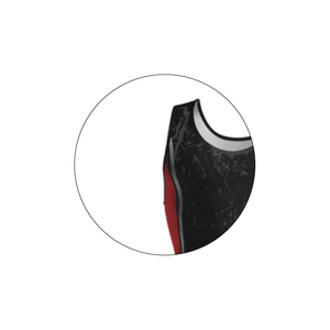 Black <b>Red</b> Printed Stretch Wrestling Singlet for Adult Men Spandex/Polyester Material Lightweight Breathable Team Logo - Product Image 1