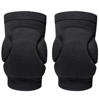 Genouillères courtes personnalisées en éponge respirante de 1 mm d'épaisseur, 100 % polyester, anti-collision, protectrices pour femmes, fitness, volley-ball, danse