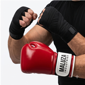 Guantes de Boxeo Profesionales MALUZA INDUSTRIES, con Logotipo Personalizado, para Entrenamiento de Kickboxing, Sparring, para Hombres y Mujeres, de Cuero PU Transpirable - Product Image 4
