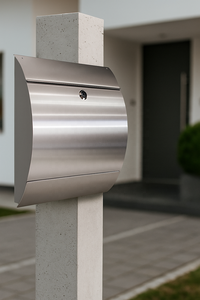 Rustproof thép không gỉ Hộp Thư ngoài trời bài hộp Wall Mount kim loại hộp thư cho căn hộ - Product Image 5