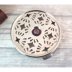 Nuevo Salvamanteles Redondo de Acero Inoxidable con Diseño de Estrella, Resistente al Calor, 350 mm, Diseño Clásico - Product Image 6