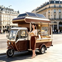 Chariot pliable léger avec brasseuse et yuzu pour le service alimentaire des foires d'été japonaises