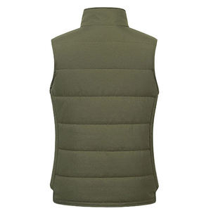 Chaleco Acolchado de Mezclilla Grueso para Invierno OEM con Cierre de Cremallera, Cuello Reversible, Estampado Completo, Sin Mangas, Estilo Casual, Tallas Grandes, Transpirable - Product Image 2