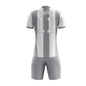 Professional Manufactured 100% Polyester Printed Soccer Uniform for Adult Men Custom Size Gradient Color Four-Way Stretch Custom - Product Image 6