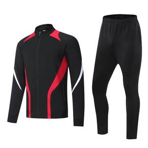 Conjunto Deportivo Personalizado con Estampado de Fútbol, Ropa Deportiva de Alto Rendimiento con Chaqueta Ligera y Pantalones para Equipos y Clubes de Fútbol - Product Image 1