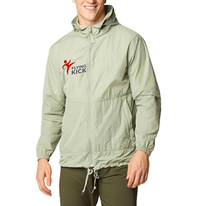 เสื้อแจ็คเก็ตวิ่งผู้ชายขายส่งออนไลน์ OEM แบบกำหนดเอง เสื้อแจ็คเก็ตกันลมสำหรับกิจกรรมกลางแจ้ง ระบายอากาศได้ดี ทรงเข้ารูป - Product Image 1