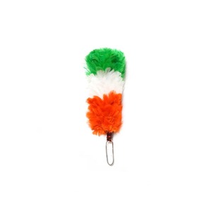 Faux Fur <b>Feather</b> Hackle Plume with Velvet Fabric and Bow Pattern for Glengarry Balmoral Bonnet <b>Hat</b> Cap - Product Image 3