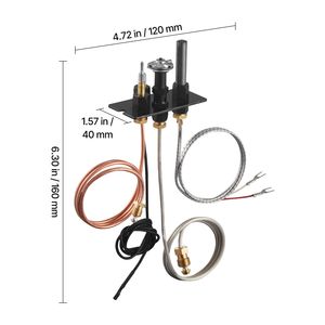 OE 10002265 10002264 SRV10002264 Gruppo Pilota Gas per Accensione GPL/Gas Naturale, Ricambio per Caminetti e Componenti per Caminetti - Product Image 5