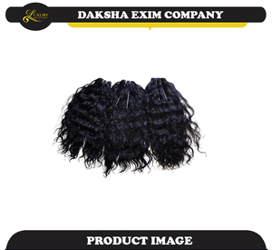 ผมมนุษย์แท้แบบดิบ ไม่ผ่านกระบวนการใดๆ จากวัดในอินเดีย นำเข้าโดยตรงจากโรงงานในอินเดีย ทรงตรง - Product Image 3