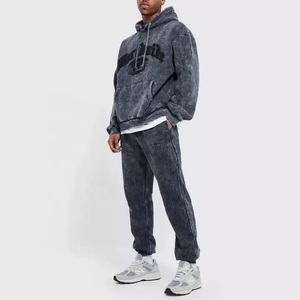 Men's <b>Black</b> Hooded Long Sleeve Slim Fit Sweatshirt Breathable Knitted Solid Color Casual Wear Autumn Style - Product Image 3