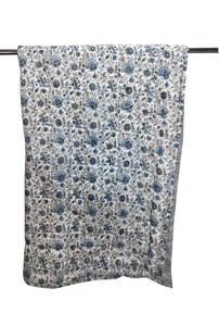 Printed Cotton <b>Quilt</b> Classic Floral Pattern All-Season Home Hotel Use Breathable Handmade Reversible Skin Friendly Woven Blanket - Product Image 4