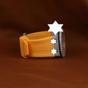 Montre ZAWO personnalisée unisexe vintage hip-hop en acier inoxydable avec diamants moissanite taillés, verre analogique unique, mécanique et tendance - Product Image 6