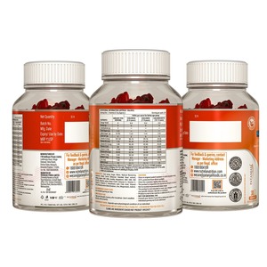 Patanjali Kids Multivitamin <b>Gummies</b> Strawberry Flavor <b>Vitamin</b> and Mineral Supplement 30 Count Dietary <b>Gummies</b> - Product Image 5