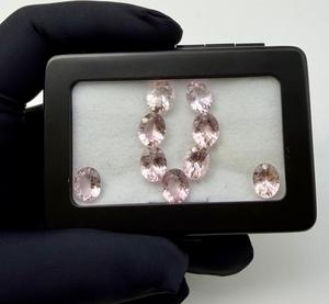 Gema Suelta de Morganita Rosa Natural Genuina de 10 Quilates, Gemas Shamim para Joyería Fina, Anillo, Colgante, Regalo, Forma Ovalada de 8x10 mm, Rara - Product Image 5