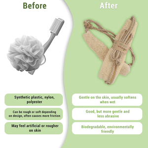 Épurateur de dos en luffa naturel éponge de bain épurateur de corps de VietEarth Lucia + 84 565695662 - Product Image 4