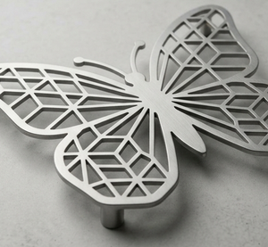 Salvamanteles de Acero Inoxidable con Diseño de Mariposa, Resistente al Calor, Plateado, para Cocina - Product Image 3
