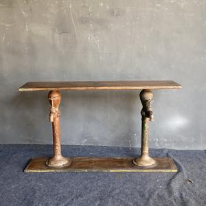 La Mejor Colección de Mesas de Consola Rústicas Hechas a Mano con Bomba Manual, Arte Antiguo del Himalaya - Product Image 1