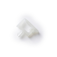 Pince de serrage de câble Essentra Push-in en nylon naturel UL94 V0 MWSLT pour micro-câbles, fixation supérieure