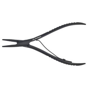 Pince de forme plate avec dents pince à micro lien pour anneaux épilation des perles pince d'extension de cheveux liaison de kératine par Apto Enterprises - Product Image 2