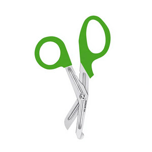 Ciseaux de traumatologie pour infirmières, premiers secours, 5,5 pouces, vert clair, acier inoxydable allemand, ciseaux médicaux pour bandages, urgence EMT - Product Image 4
