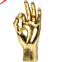 Magnifique sculpture d'arbre dorée, objet décoratif parfait pour la décoration de la maison, la décoration de la pièce et une idée de cadeau élégante, fabriquée à la main.