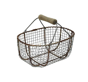 <b>Decorative</b> Wire <b>Egg</b> Storage Basket - Product Image 2
