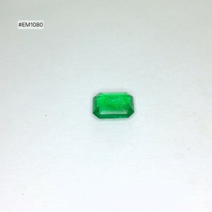 Émeraude zambienne de qualité 3A, pierre précieuse octogonale non montée, taille 10,20x7,90x4,40 mm, vert intense, 2,54 ct, pour la fabrication de bijoux sur mesure - Product Image 3