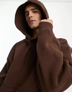 Sudadera con Capucha Premium de Algodón Mezclado Basicscotton, Lavado Ácido, 400 g/m², Sudadera con Capucha 100% Algodón de Alto Gramaje para Invierno - Product Image 5