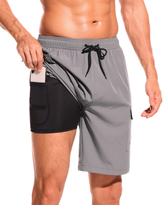 Hot Shorts Summer Plain Accept Customer Accept Customer Logo OEM Elastic Waist Knitted <b>Men</b> <b>Trunk</b> shorts - Product Image 1