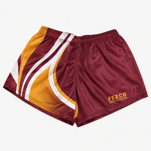 Pantalones Cortos Deportivos para Atletas, Corte Regular, Secado Rápido, Diseño de Atardecer - Product Image 2