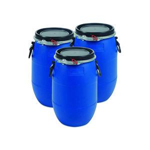 Fûts en plastique bleus de qualité export pour l'expédition internationale - Product Image 3