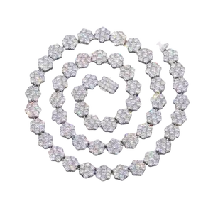 Collar Floral de Moda, Joyería Fina, Colgantes y Dijes, Cadena de Plata de Ley Chapada en Rodio - Product Image 3