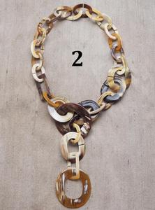 Collar de Cuerno de Búfalo de Primera Calidad MN EXPORTS, Cadena de Eslabones Hecha a Mano, Modelo MNE-1504 Uttar - Product Image 5