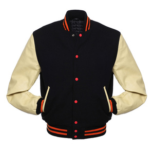 Veste d'hiver vintage brodée sur mesure OEM pour homme, style universitaire, en laine, type Letterman Varsity - Product Image 2