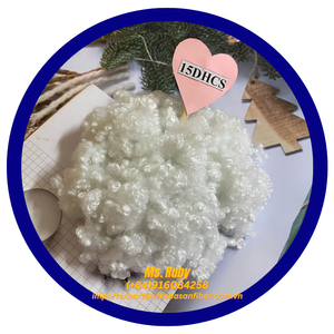 เส้นใยโพลีเอสเตอร์รีไซเคิลเกรดเวอร์จิ้น 15D32HCS GRS แบบกลวงเคลือบซิลิโคน ความละเอียด 15D สำหรับวัสดุยัดไส้ ขายดี - Product Image 2