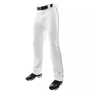 Uniforme de Béisbol Personalizado para Hombre, Color Azul Claro con Ribete Rojo, Nombre del Equipo 00, Transpirable, Poliéster, Manga Corta, Corte Regular, Adulto - Product Image 6