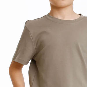 เสื้อยืดเด็ก คอกลม ผ้าแคนวาส 100% คอตตอน แห้งเร็ว ระบายอากาศดี คุณภาพสูง แขนสั้น - Product Image 4