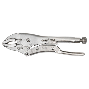 10LG Curved Jaw Locking Pliers HRC62 CR-MO Anti-Slip Grip Industrial Welding Assembly <b>Clamping</b> Tool - Product Image 1