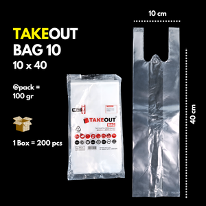 Sacs plastiques LDPE pour emporter, 10x40 cm, qualité alimentaire, transparents, réutilisables, extra petits, fabriqués en Indonésie - Product Image 4