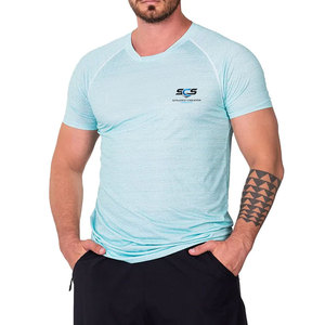 Camiseta de gimnasio estampada de algodón 100% de corte holgado para hombre, con MOQ bajo, precio al por mayor, de secado rápido, ropa de gimnasio para hombre. - Product Image 1