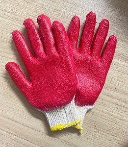 Gants en latex naturel semi-enduits vietnamiens, épaisseur moyenne, doublure en coton, design tricoté de sécurité, ambidextres, pour le jardinage - Product Image 4