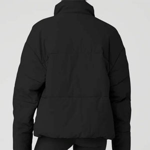 <b>Winter</b> Women's Breathable Eco-Friendly Hooded Puffer Jacket Customizable Colors Designs Puffy Windbreaker Quick Dry Detachable - Product Image 2