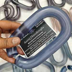 Chaînes en résine transparente colorées de grande taille pour la décoration murale, bricolage, séparateur de pièce et rideau - Product Image 3