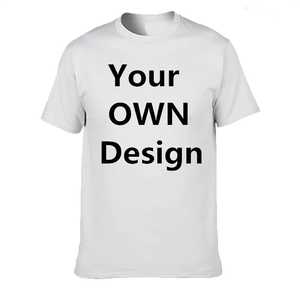 Camiseta de Jersey 100% Algodón Grueso con Logotipo Personalizado OEM, Transpirable, Informal, con Patrón Sólido, Tejida, Transpirable, Talla Grande para Hombre - Product Image 5