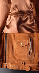 Top Quality Western <b>Suede</b> Fringe <b>Jacket</b> for Men Handmade Leather Coat with Tassels Bulk Wholesale & Custom Manufacturing - Product Image 5
