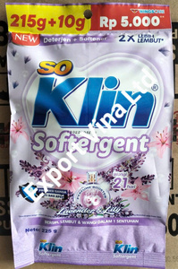 Wholesale Soklin Softergent Washing Powder <b>Detergent</b> 225g - Product Image 4