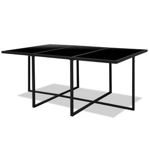 Juego de Comedor Negro para Exteriores, Muebles de Calidad para Entretenimiento en el Jardín - Product Image 5