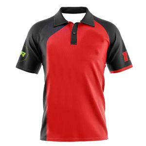 Venta al por mayor de impresión por sublimación personalizada patrón sólido ropa deportiva Jersey tela para hombres y mujeres OEM/ODM para Polos - Product Image 1