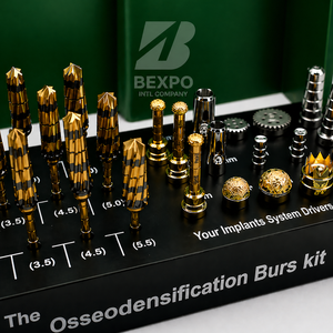 Kit Premium de Fresas para Osteodensificación Dental, para Expansión Ósea de Implantes, Osteotomía, Kit de Acero Inoxidable, Instrumentos Dentales - Product Image 1