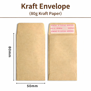 Portefeuilles en kraft imprimés par lamination, nouveaux, OEM, 9 couleurs, dimensions personnalisables, enveloppes, sacs en papier du Vietnam, emballage en carton. - Product Image 3